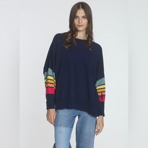 NWT Label + Thread Retro Sweatshirt - Navy Surf